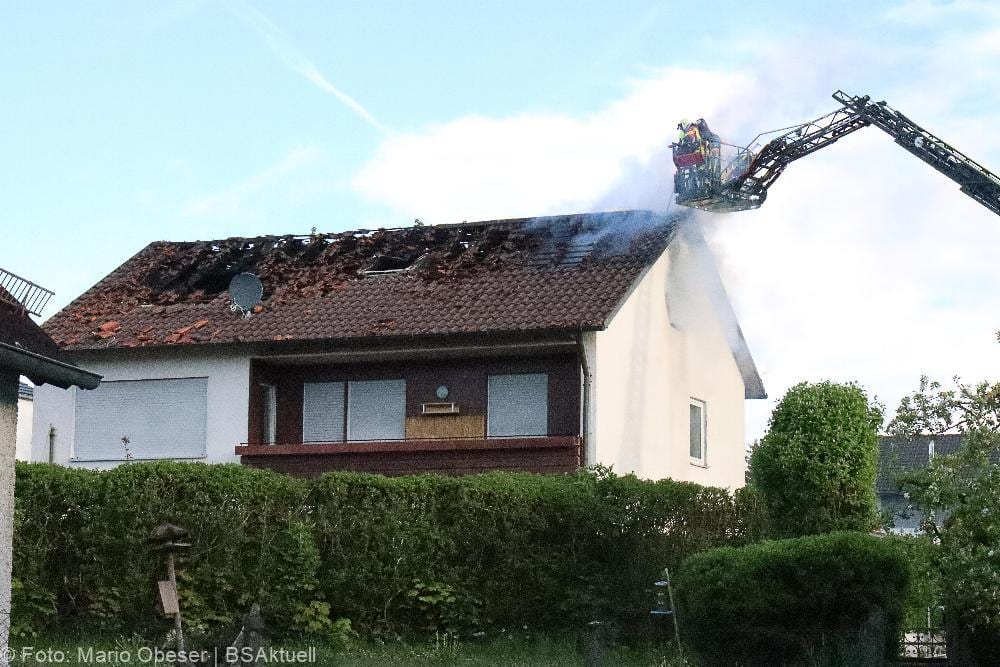 Brand Dachgeschosswohnung Offingen 15052021