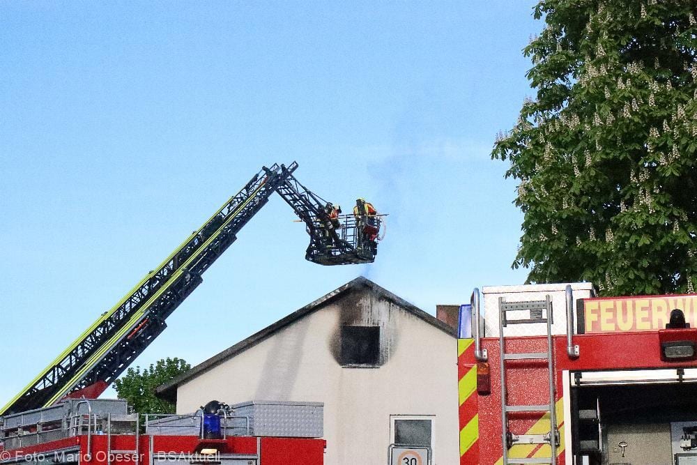 Brand Dachgeschosswohnung Offingen 15052021