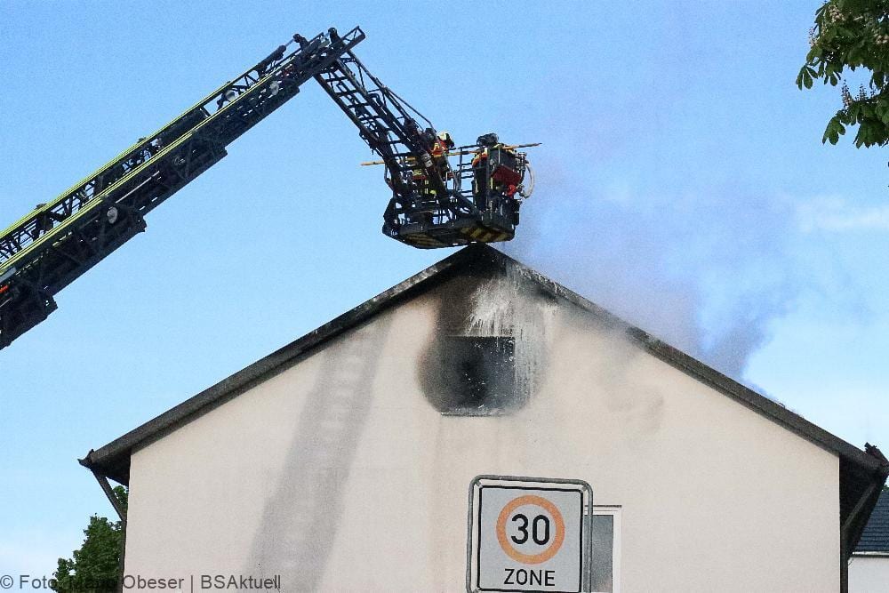 Brand Dachgeschosswohnung Offingen 15052021