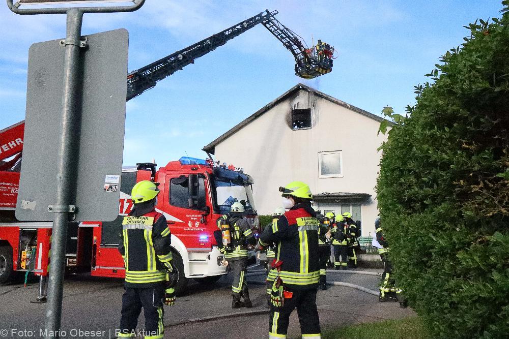 Brand Dachgeschosswohnung Offingen 15052021