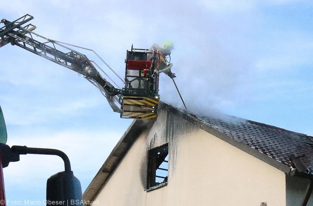 Brand Dachgeschosswohnung Offingen 15052021