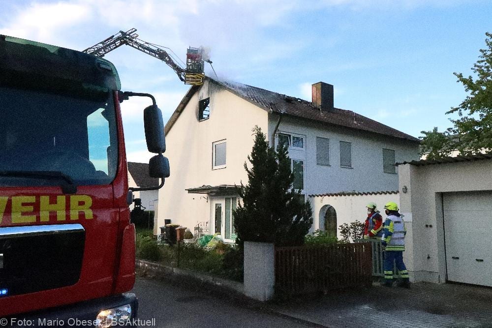 Brand Dachgeschosswohnung Offingen 15052021