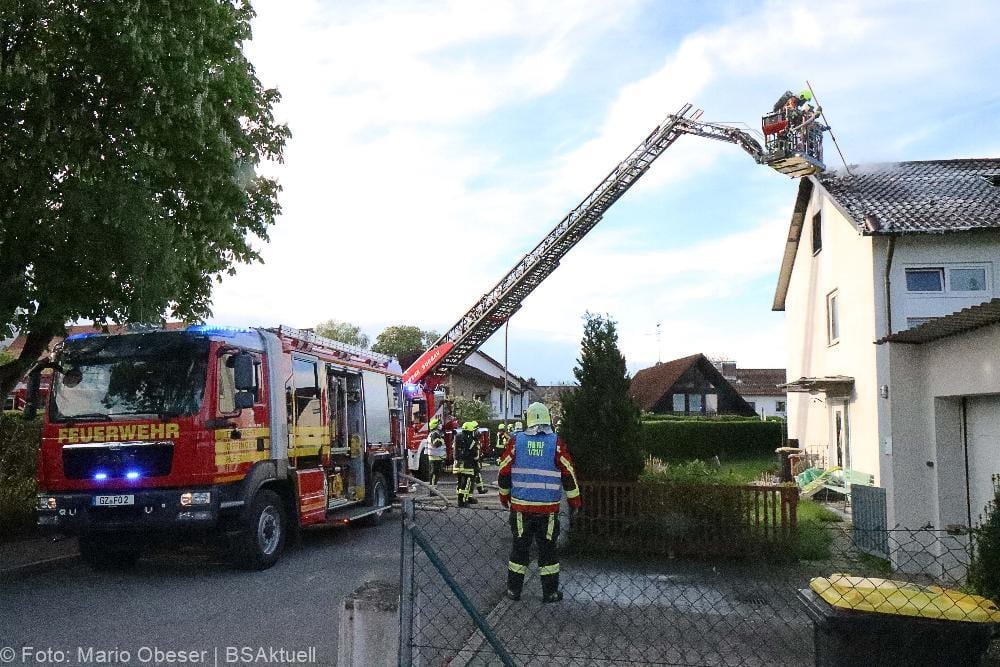 Brand Dachgeschosswohnung Offingen 15052021