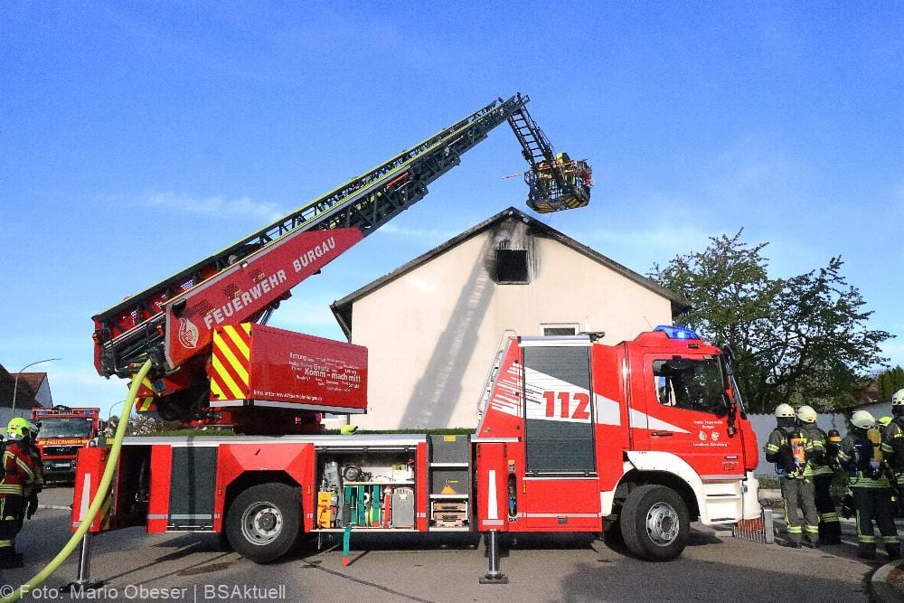 Brand Dachgeschosswohnung Offingen 15052021