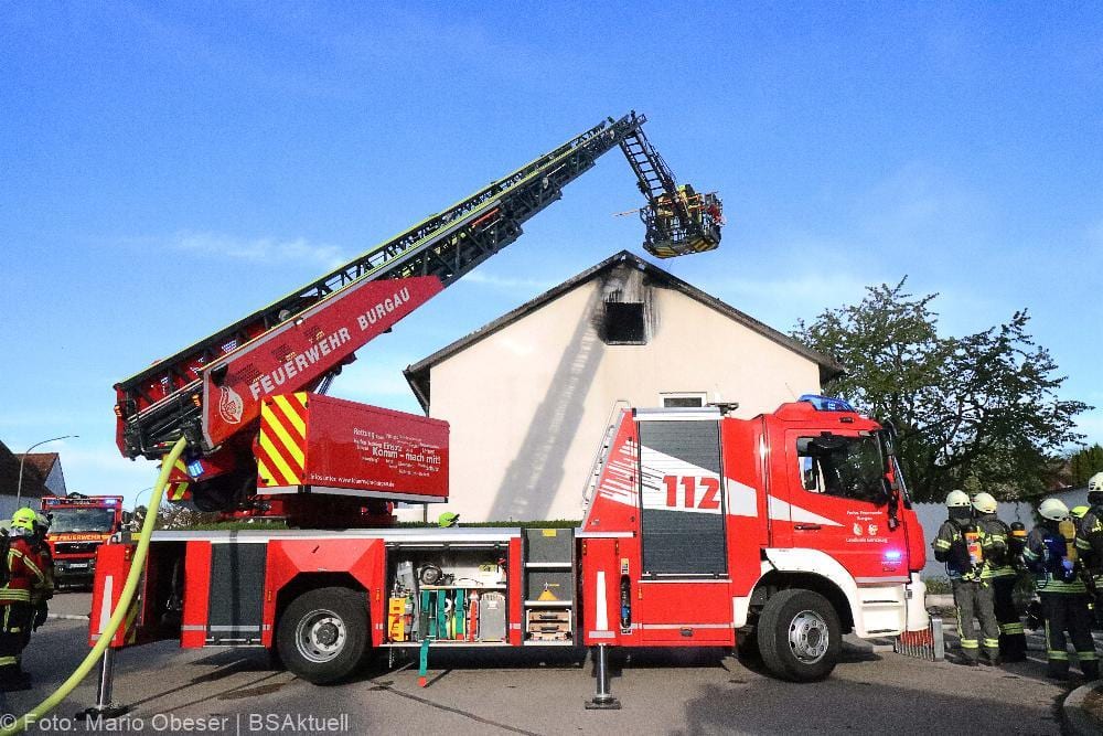 Brand Dachgeschosswohnung Offingen 15052021