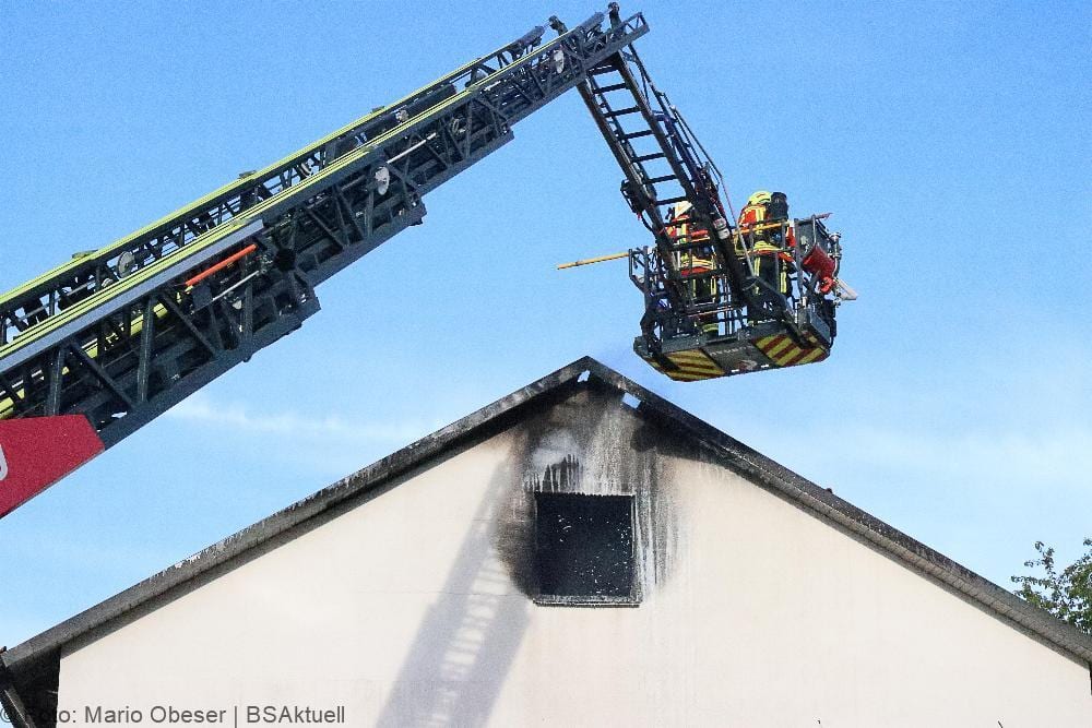 Brand Dachgeschosswohnung Offingen 15052021