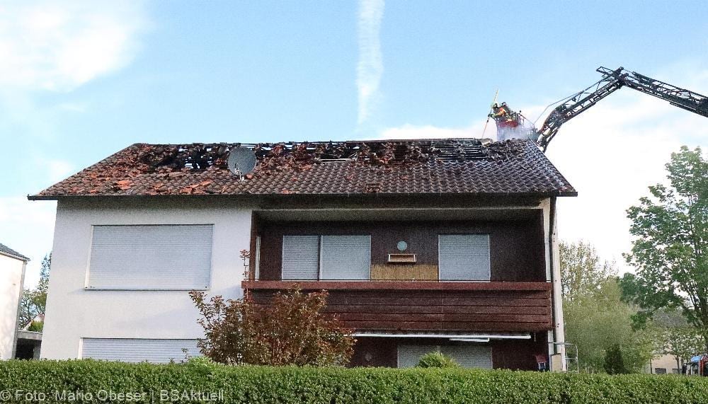 Brand Dachgeschosswohnung Offingen 15052021