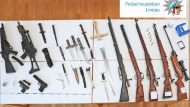Lindau Waffen sichergestellt