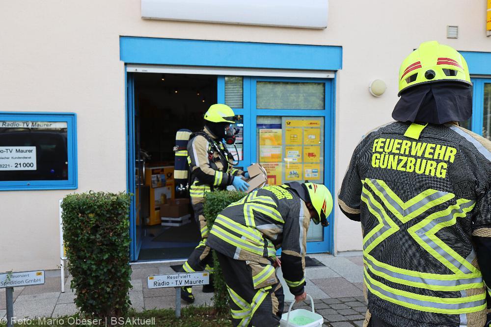 Unbekannte Flüssigkeit Post Günzburg