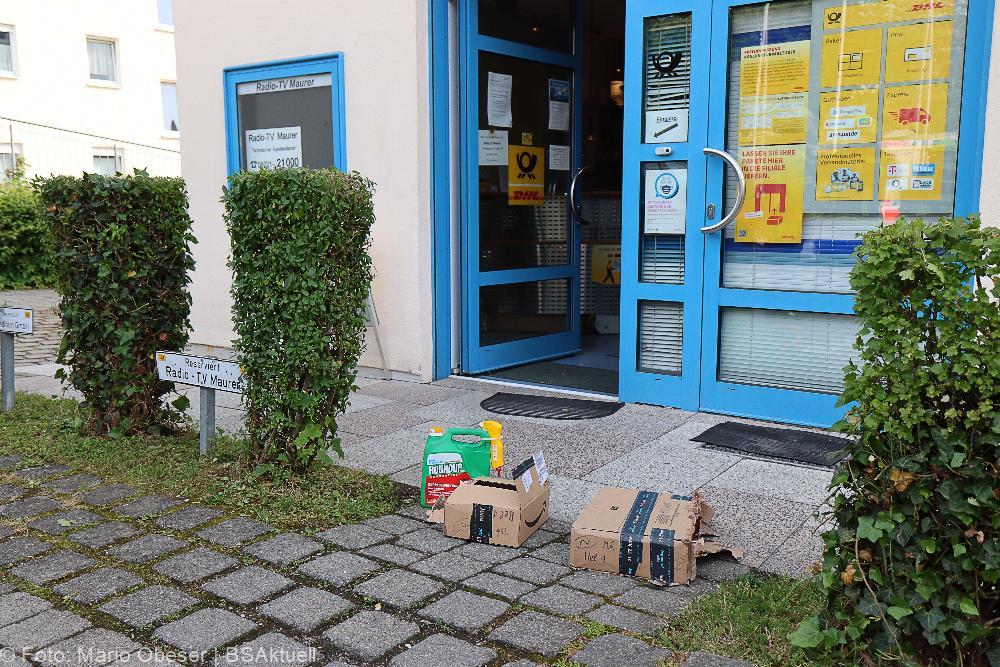 Unbekannte Flüssigkeit Post Günzburg