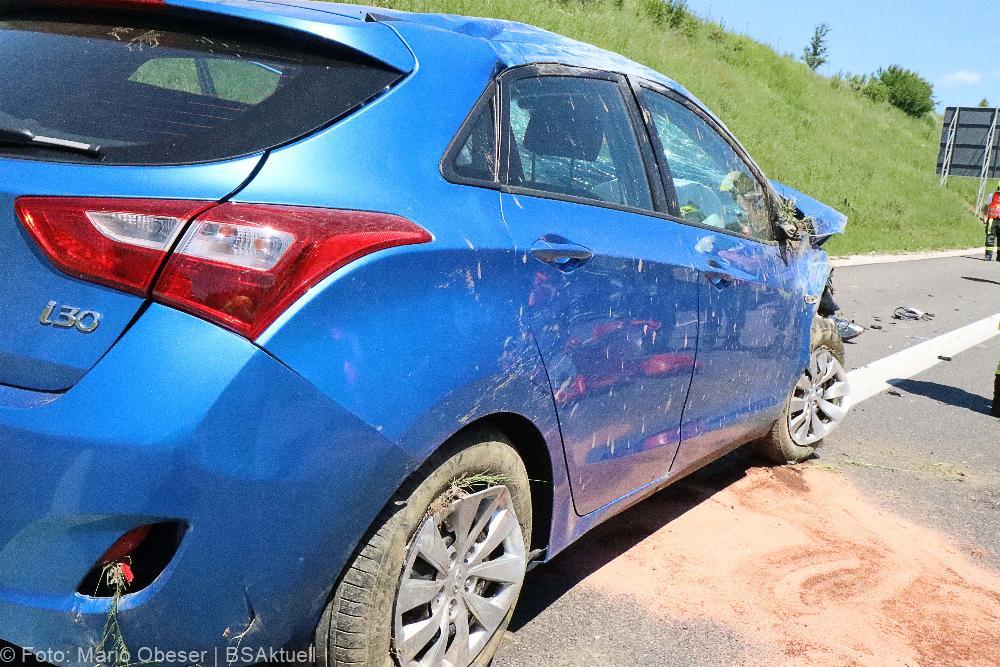 Unfall auf der A8 bei Günzburg