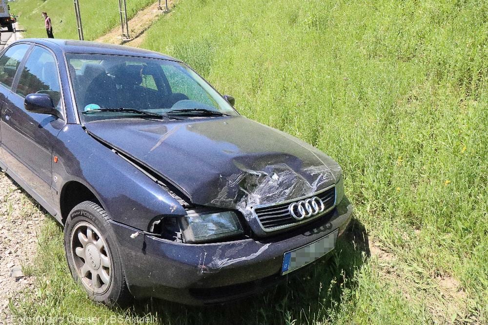 Unfall auf der A8 bei Günzburg