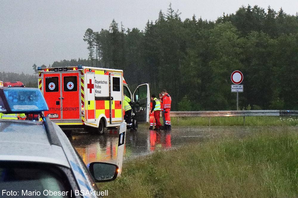 Unfall A8 Burgau-Zusmarshausen 06.06.2021