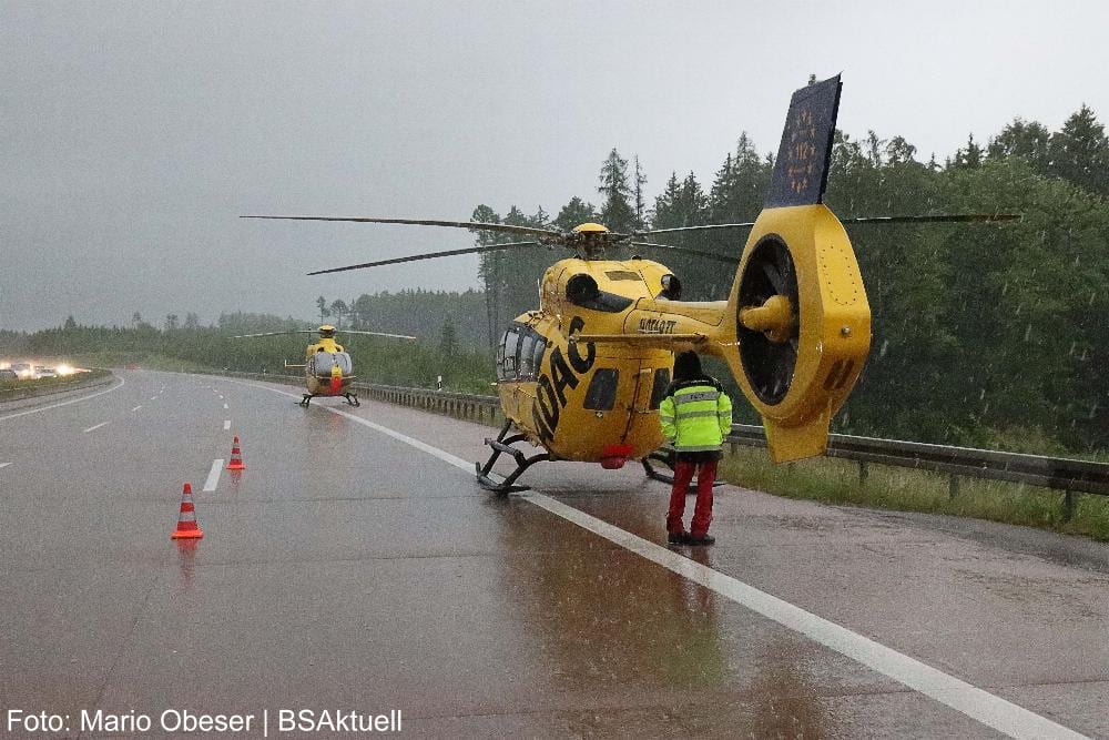 Unfall A8 Burgau-Zusmarshausen 06.06.2021