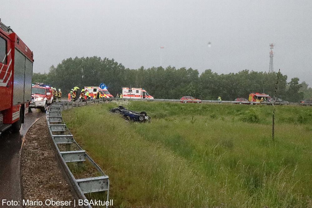 Unfall A8 Burgau-Zusmarshausen 06.06.2021