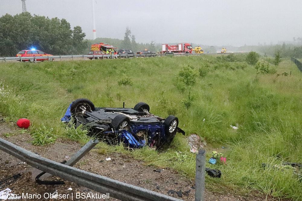 Unfall A8 Burgau-Zusmarshausen 06.06.2021