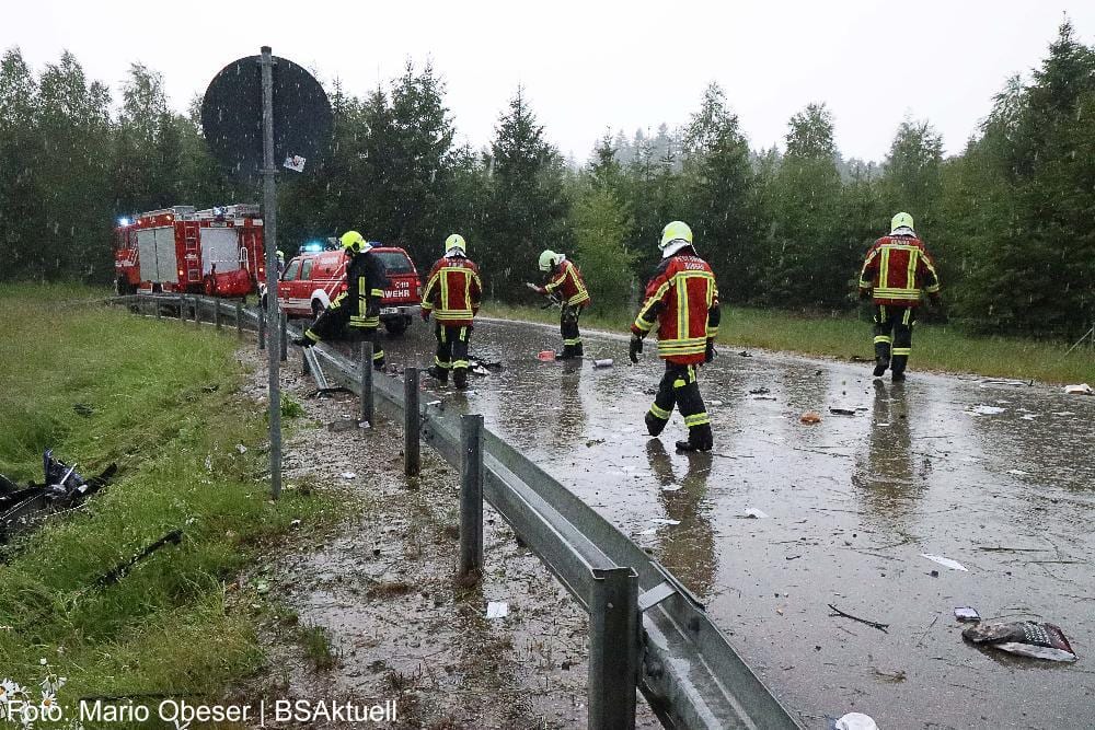 Unfall A8 Burgau-Zusmarshausen 06.06.2021