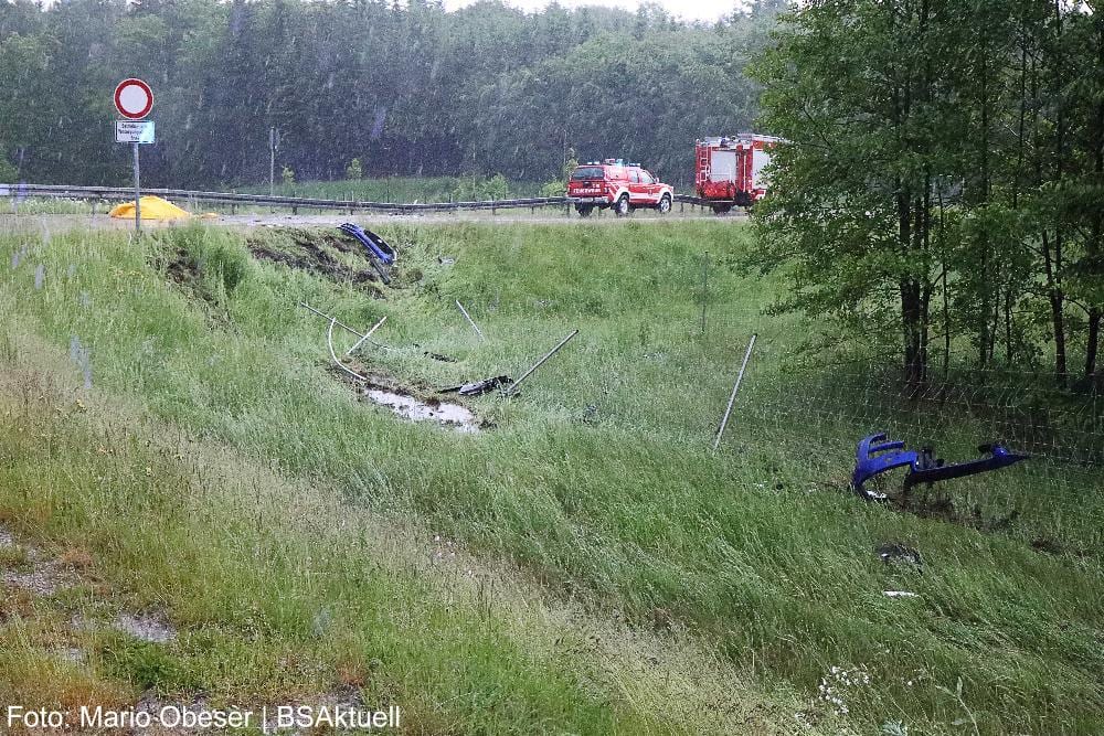 Unfall A8 Burgau-Zusmarshausen 06.06.2021