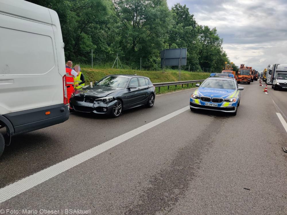 Unfälle A8 bei Leipheim am 23.06.2021