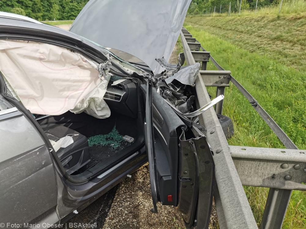 Unfälle A8 bei Leipheim am 23.06.2021