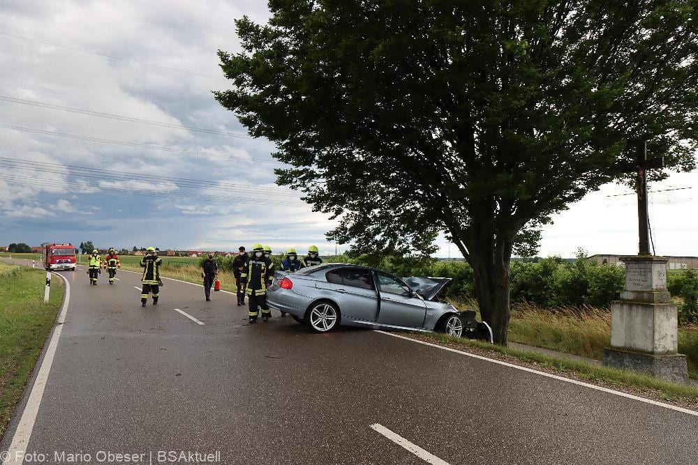 Verkehrsunfall zwischen Großkötz und Bubesheim am 29.06.2021