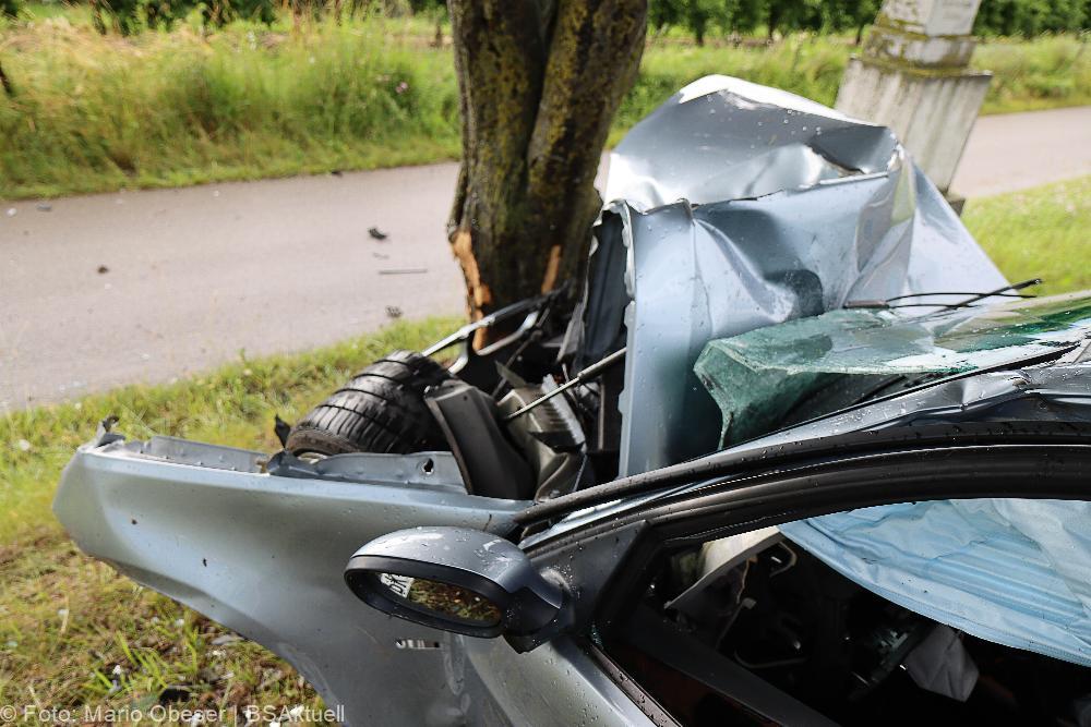 Verkehrsunfall zwischen Großkötz und Bubesheim am 29.06.2021