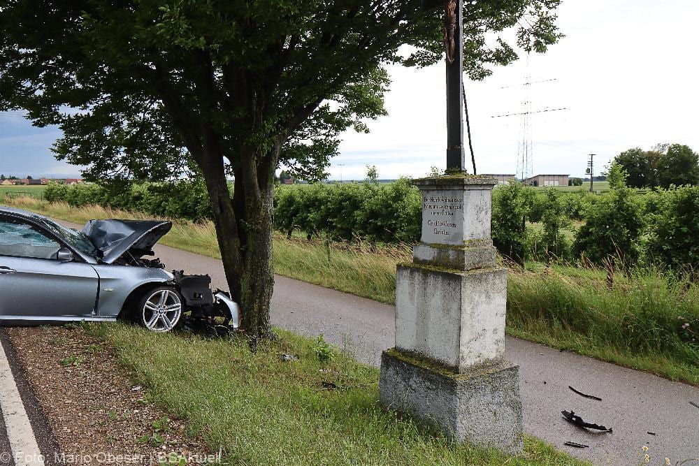 Verkehrsunfall zwischen Großkötz und Bubesheim am 29.06.2021