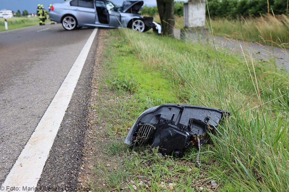 Verkehrsunfall zwischen Großkötz und Bubesheim am 29.06.2021