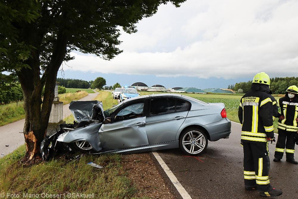 Verkehrsunfall zwischen Großkötz und Bubesheim am 29.06.2021