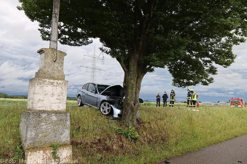 Verkehrsunfall zwischen Großkötz und Bubesheim am 29.06.2021