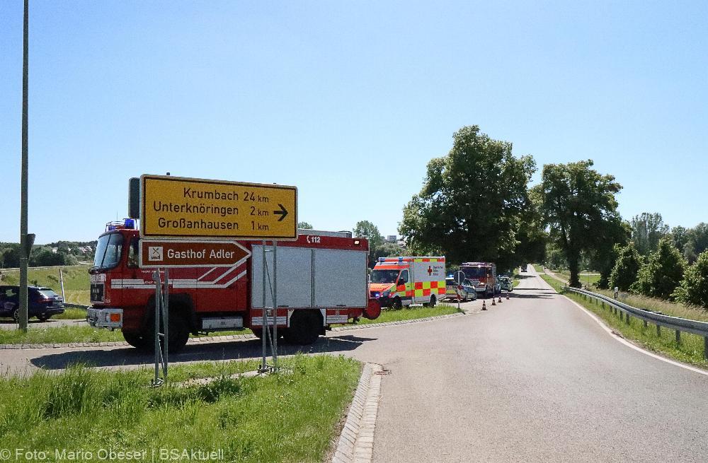 Autofahrerin überschlägt sich bei Unterknöringen