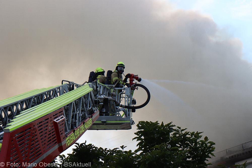 Brand Reihenhaus am 10.07.2021 in Ichenhausen