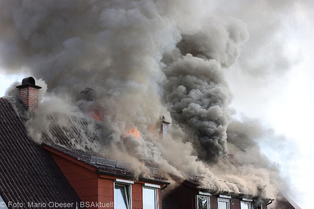 Brand Reihenhaus am 10.07.2021 in Ichenhausen