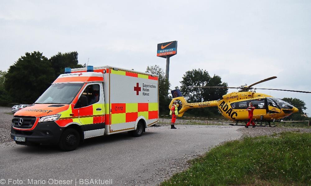 Unfall mit Feuerschale in Jettingen-Scheppach am 17.07.2021