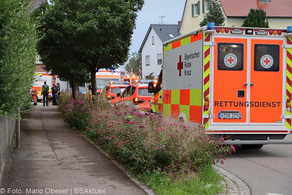 Unfall mit Feuerschale in Jettingen-Scheppach am 17.07.2021