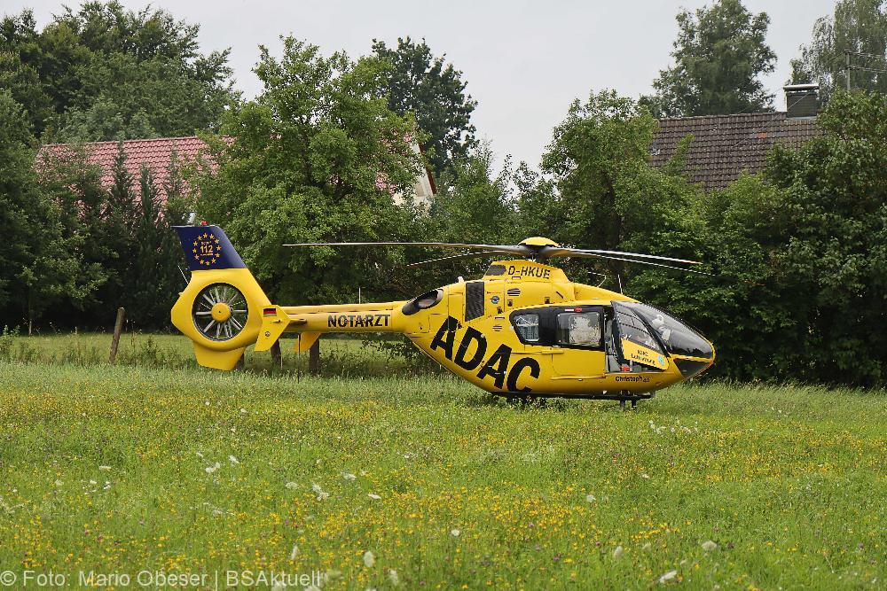 Unfall mit Feuerschale in Jettingen-Scheppach am 17.07.2021