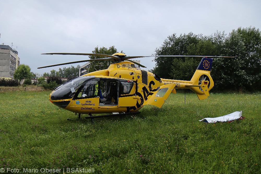 Unfall mit Feuerschale in Jettingen-Scheppach am 17.07.2021