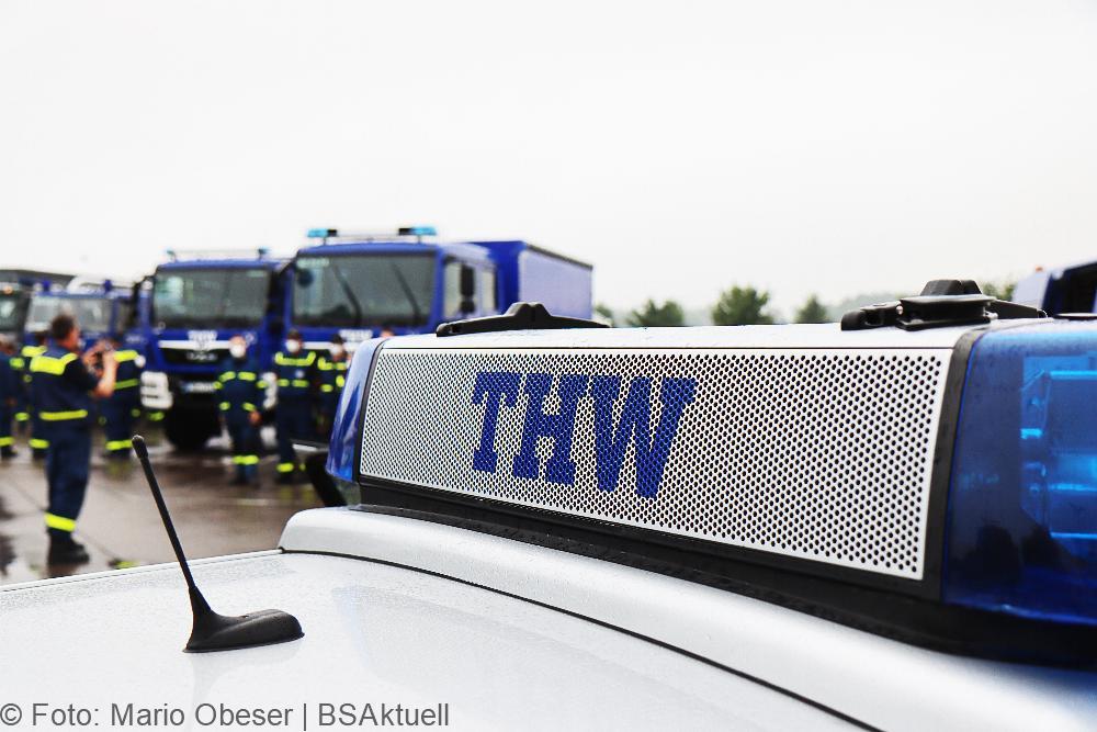 Das THW Günzubrg, Neu-Ulm, Kaufbeuren und Memmingen auf dem Weg zum Hilfseinsatz nach Rheinland-Pfalz