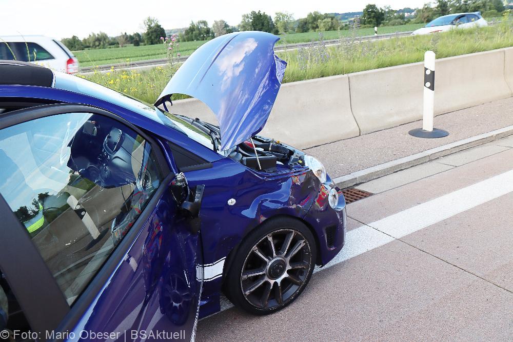 Unfall auf der A8 bei Burgau am 16.07.2021