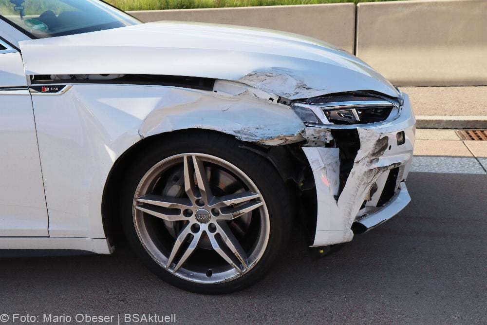 Unfall auf der A8 bei Burgau am 16.07.2021