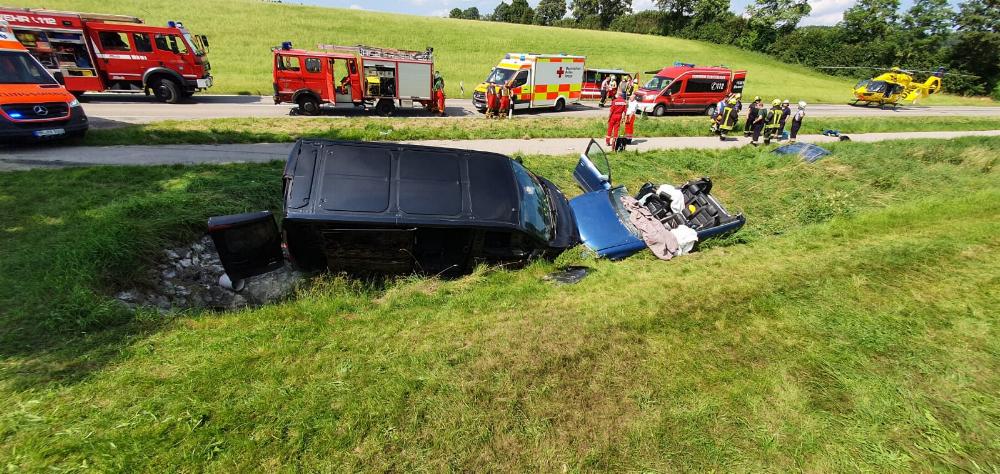 Unfall Balzhausen und Memmenhausen