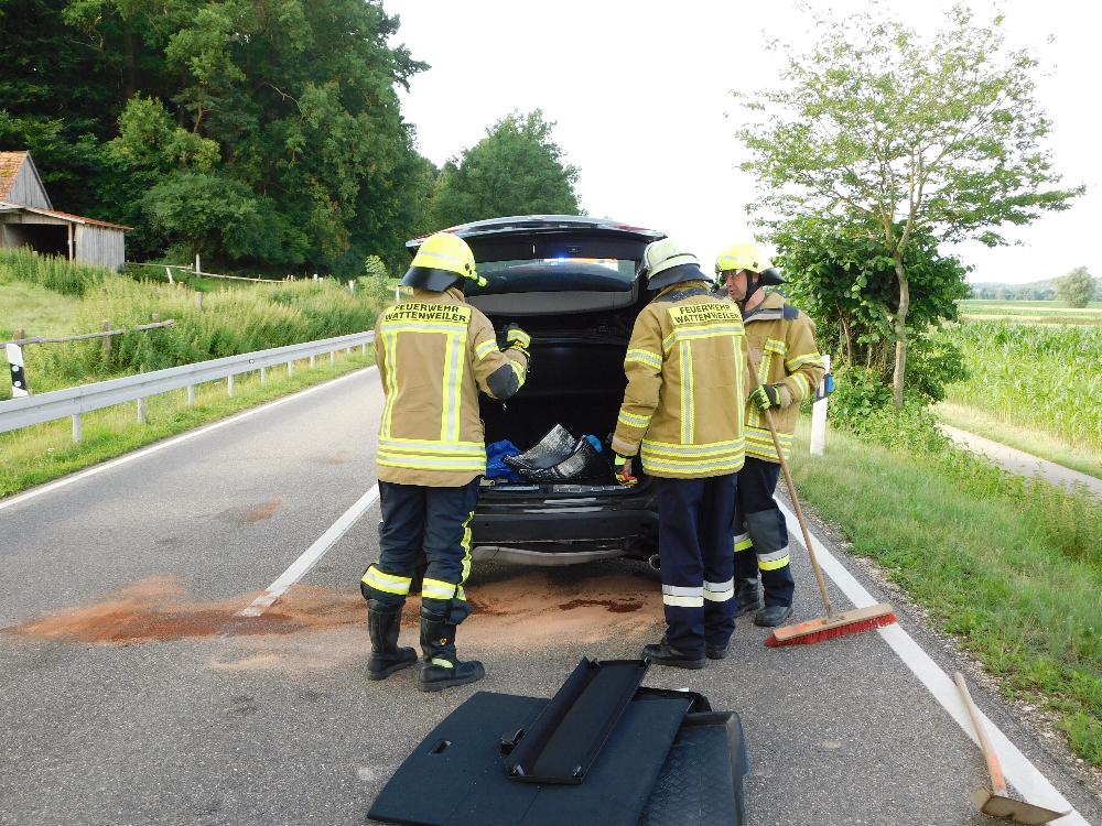 Unfall Hoeselhurst Unterbleichen B16