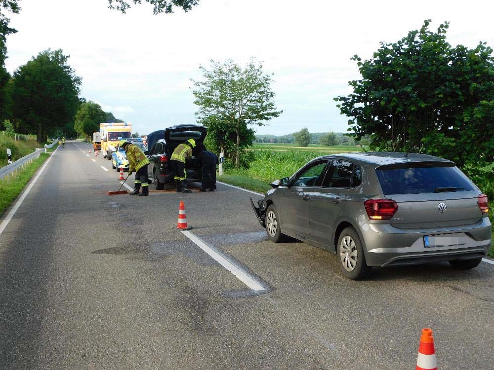 Unfall Hoeselhurst Unterbleichen B16