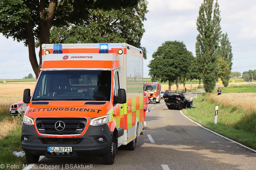 Unfall St2023 Rieden Kissendorf am 31.07.2021