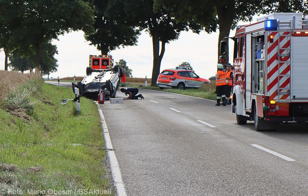 Unfall St2023 Rieden Kissendorf am 31.07.2021