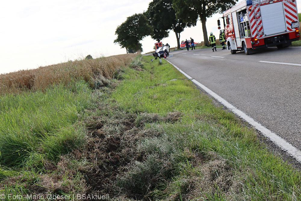 Unfall St2023 Rieden Kissendorf am 31.07.2021