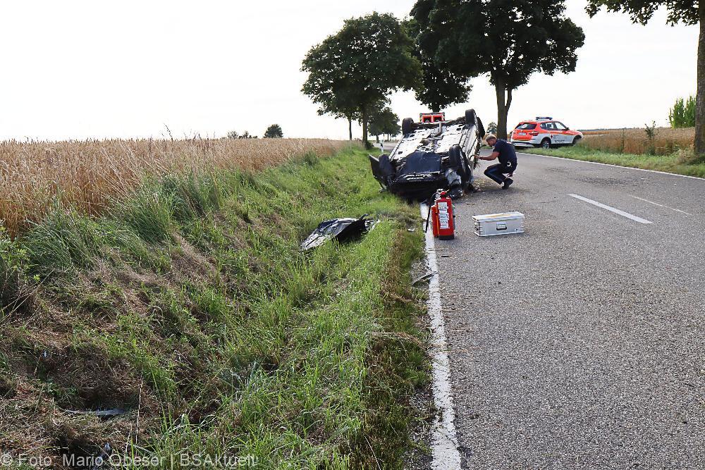 Unfall St2023 Rieden Kissendorf am 31.07.2021