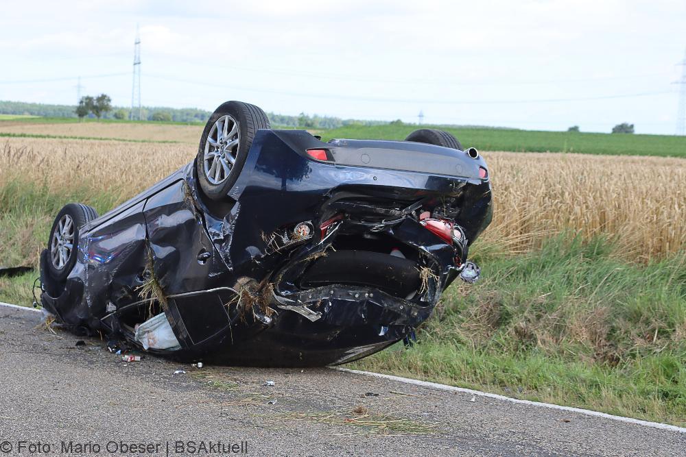 Unfall St2023 Rieden Kissendorf am 31.07.2021