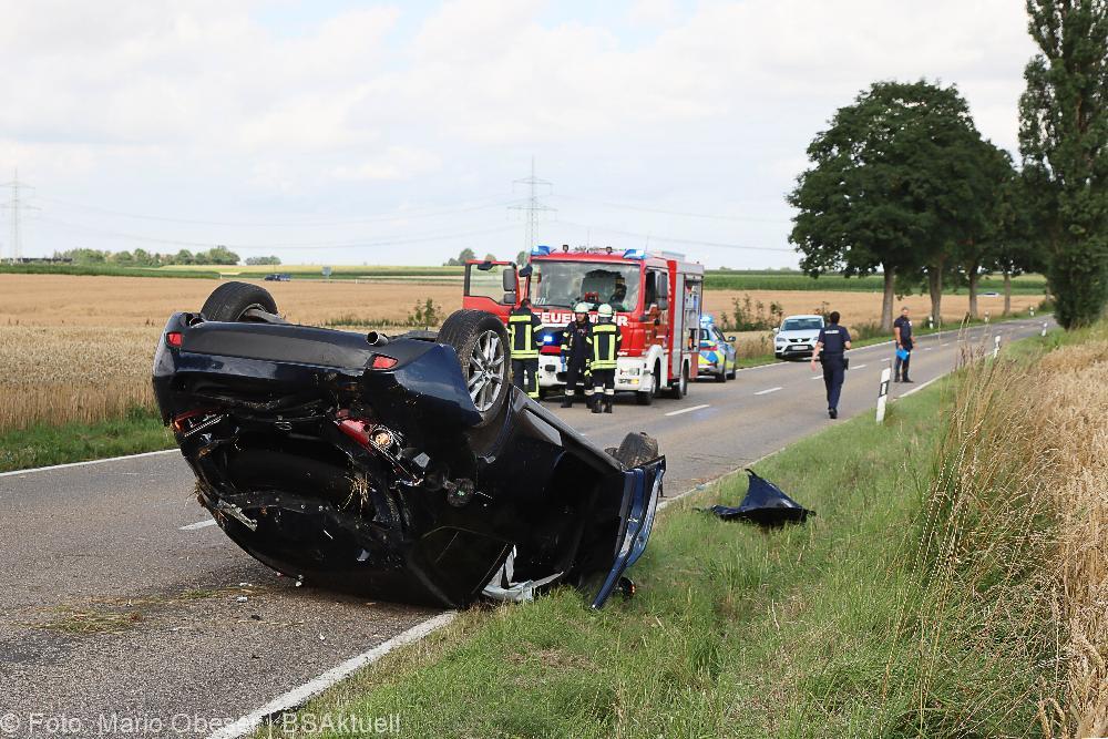 Unfall St2023 Rieden Kissendorf am 31.07.2021