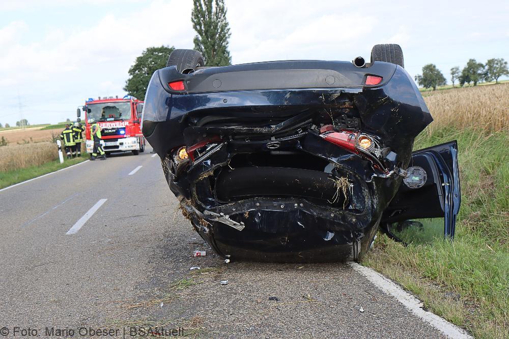 Unfall St2023 Rieden Kissendorf am 31.07.2021